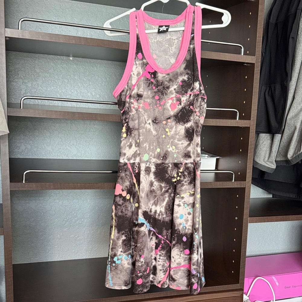 Stylish Kids Dress with Pink Accents